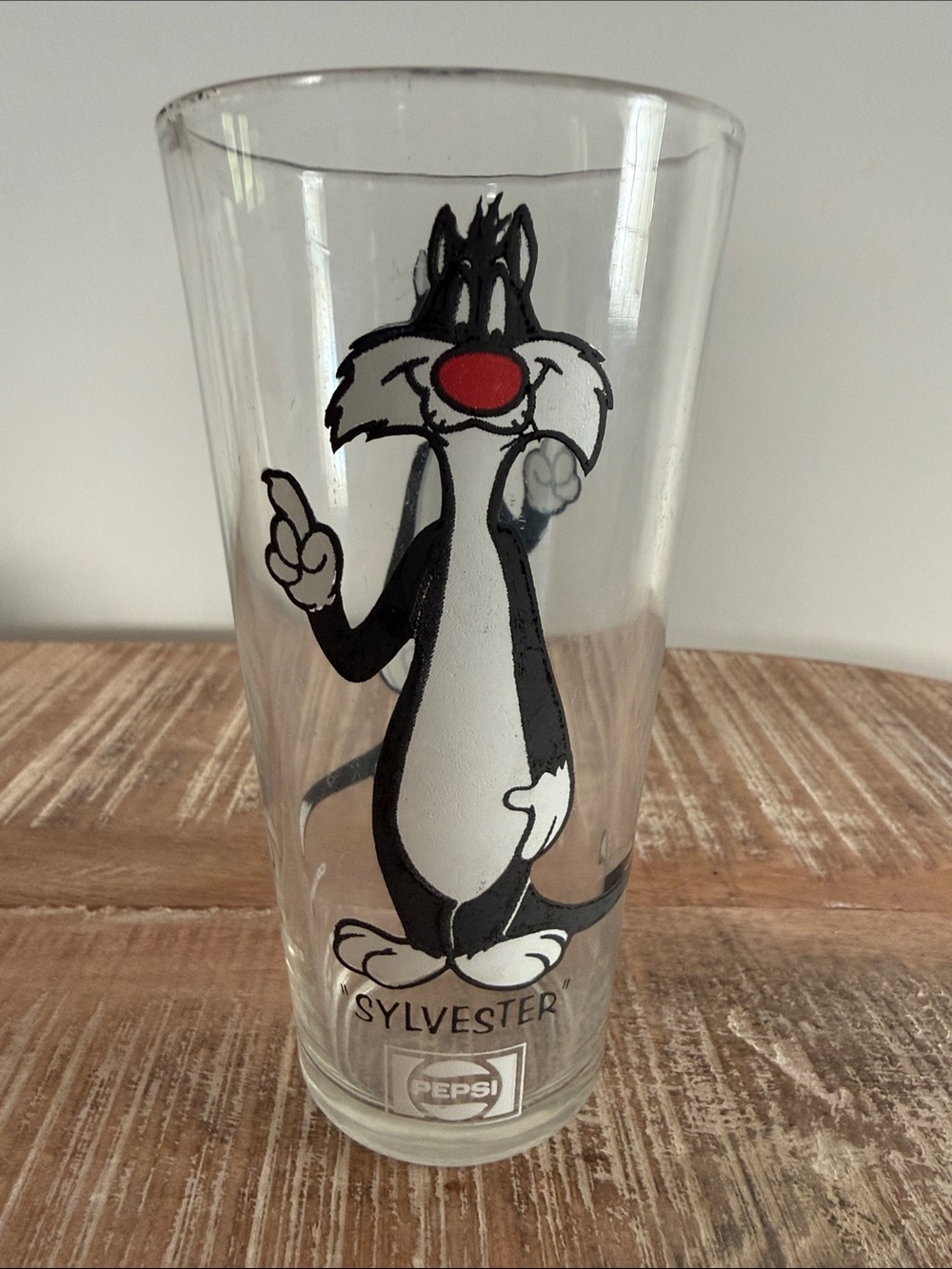 Vintage Sylvester The Cat Looney Tunes Pepsi Collectors Glass
